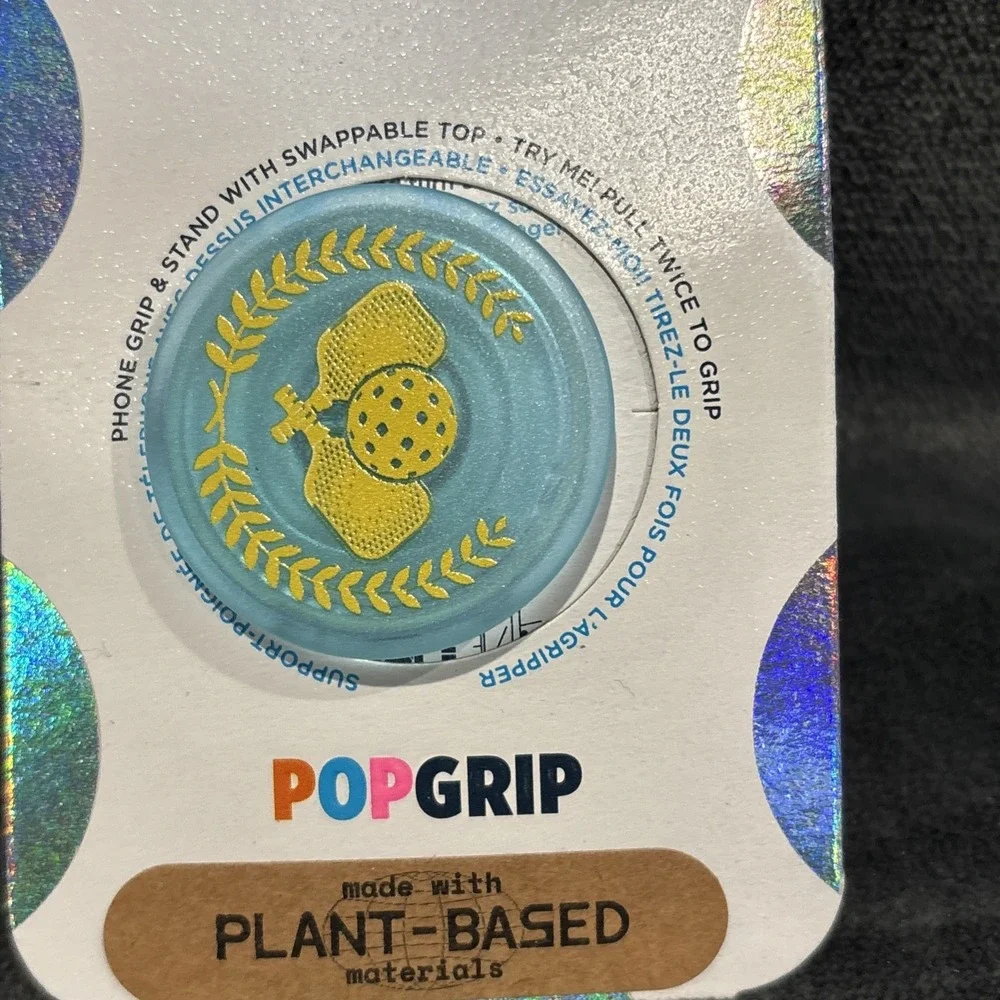PopSockets PopGrip Premium Phone Grip‎ & Stand - Pickleball